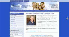 Desktop Screenshot of gainesvillechiro.com